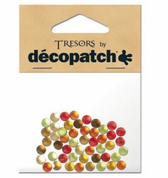 DecoPatch Bag of 50 round shapes, yellow - CLDPBJS107 - Lilly Grace Crafts