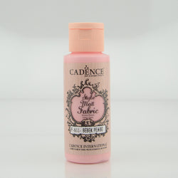 Cadence Baby Pink 59 ml  Style Matt Fabric Paint  - CA731129 - Lilly Grace Crafts