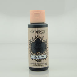 Cadence Black  59 ml  Style Matt Fabric Paint  - CA731280 - Lilly Grace Crafts