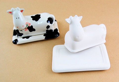 Country Love Crafts GMS Cow Butter Dish Box Quantity 4 - CLM217 - Lilly Grace Crafts