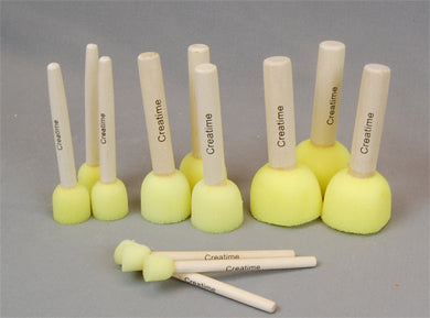 Creativ Foam Dabbers, 4x3 Assorted Sizes 12Pcs - CLCV10409 - Lilly Grace Crafts