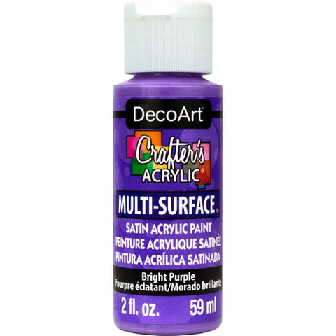 DecoArt Bright Purple Crafters Multi-Surface 2-Oz. - CLDADCAM19-2OZ - Lilly Grace Crafts