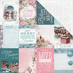 Silver Bells 12x12 Scrapbook PA Sold in Singles - KAP1933 - Lilly Grace Crafts