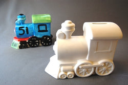 Country Love Crafts Kid stuff Train Money Box 6 pieces - CLM115 - Lilly Grace Crafts