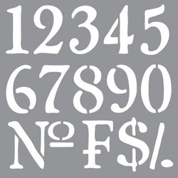 DecoArt Olde World Numbers Stencil - CLDAADS09 - Lilly Grace Crafts