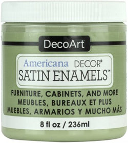 DecoArt Moss Green Satin Enamels - CLDAADSA09-8OZ - Lilly Grace Crafts