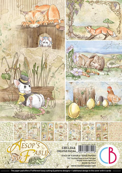Ciao Bella Papers A4 Creative Pad Aesop's Fables  - CBCL046 - Lilly Grace Crafts