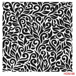 Cadence 25 x 25 Midi Stencil - Leaf Flourish - CA020637 - Lilly Grace Crafts