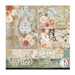 Ciao Bella Papers Ciao Bella 8" x 8" Paper Pad  Reign of Grace - CBH060 - Lilly Grace Crafts