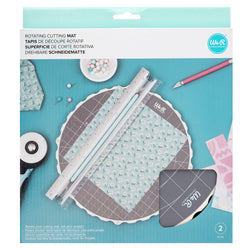 We R Memory Keepers Tool - WR - Rotating Platform and Cutting Mat - 10 Inch - Includes: Base and Mat (2 Piece) - WR60000776 - Lilly Grace Crafts