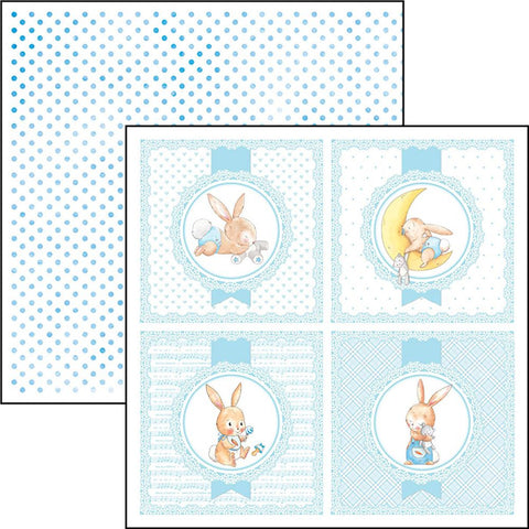 Ciao Bella Papers 12"x12" Sheets x12 Coccole per la nanna Boy - CBSS071 - Lilly Grace Crafts