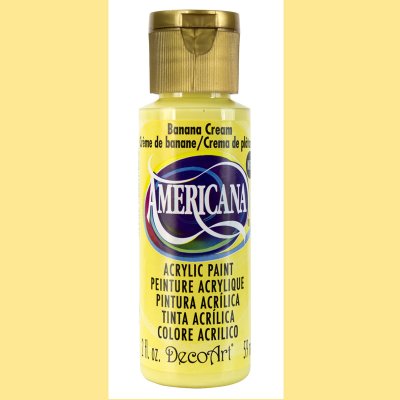 DecoArt Banana Cream Americana 2oz - CLDA309-2OZ - Lilly Grace Crafts