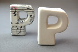 Country Love Crafts 3d Letter P 4.5cm Inner Wrap Quantity 6 - CLMC254 - Lilly Grace Crafts