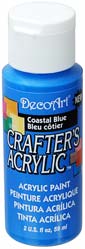 DecoArt Coastal Blue Crafters Acrylic 2oz - CLDCA124-2OZ - Lilly Grace Crafts