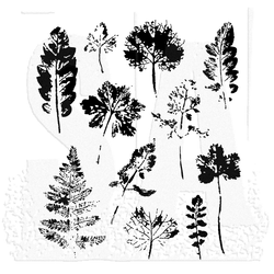 Stampers Anonymous_AGW Leaf Prints - AGCMS273 - Lilly Grace Crafts