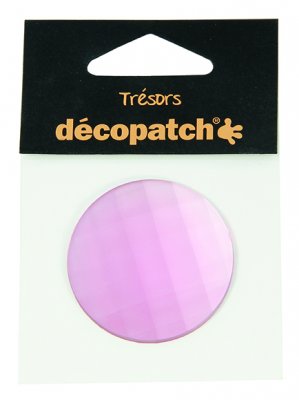 DecoPatch Pack of 1 gem, 4.5cm – Pink - CLDPBJ014 - Lilly Grace Crafts