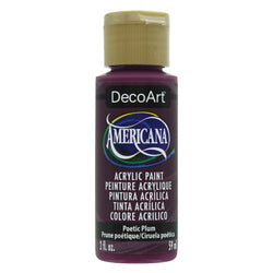 DecoArt Poetic Plum 2oz Americana Acrylic - CLDA396-2OZ - Lilly Grace Crafts