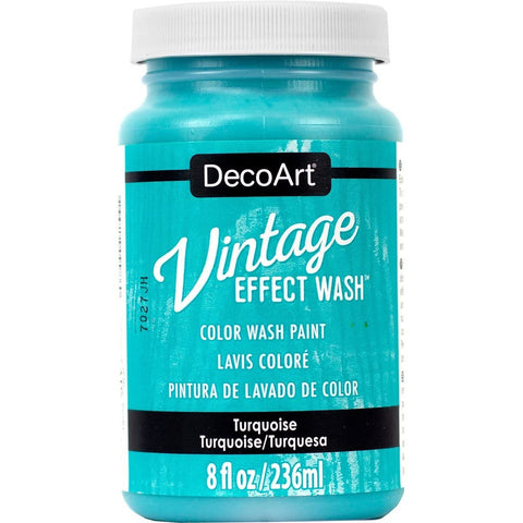 DecoArt Turquoise Vintage Effects Wash - CLDADCW12-2OZ - Lilly Grace Crafts