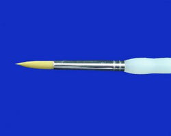 Royal & Langnickel Gold Taklon Round Soft Grip Brush - Single - CLSG250-6 - Lilly Grace Crafts