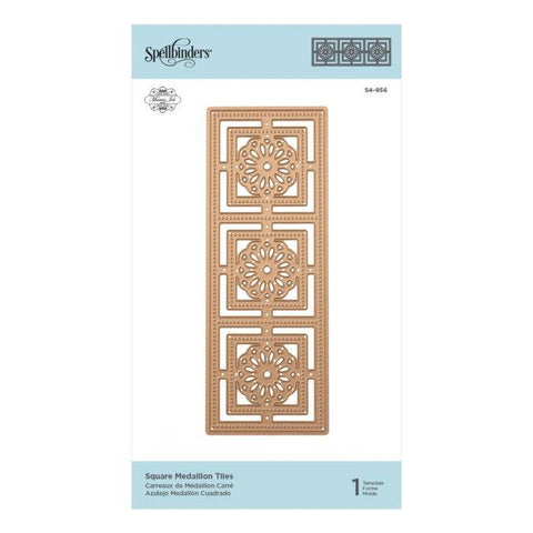 Spellbinders Shapeabilities Square Medallion Til - SBS4-956 - Lilly Grace Crafts