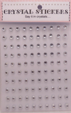 Clear 100 Extra Large Diamond Studs Sold in single strips - CIQ-085502-CLEA - Lilly Grace Crafts