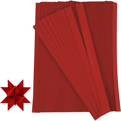 Creativ Paper Star Strips 1.5x6.5cm 500 Red - CLCV20934 - Lilly Grace Crafts