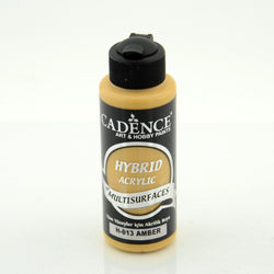 Cadence Amber 120 ml Hybrid Acrylic Paint For Multisurfaces - CA741425 - Lilly Grace Crafts