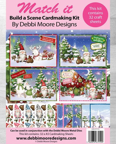 Debbi Moore Designs Match It - Build A Scene I'll be Gnome for Christmas Pad - DMMIPP155 - Lilly Grace Crafts