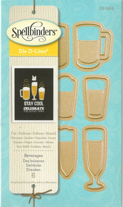 Spellbinders Beverages Die-D-Lite - SBS2-289 - Lilly Grace Crafts