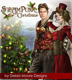 Debbi Moore Designs Steam Punk Christmas collection USB Key - DMUSB635 - Lilly Grace Crafts