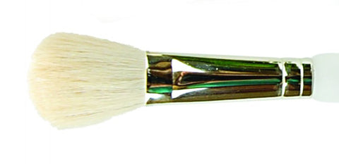 Soft Grip LH Snow white Fan Brush - Single - CLSG4530-4 - Lilly Grace Crafts