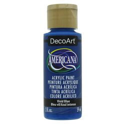 DecoArt Vivid Blue 2oz Americana Acrylic - CLDA394-2OZ - Lilly Grace Crafts