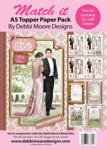 Debbi Moore Designs Eternal Romance Match It Pad - DMMIPP126 - Lilly Grace Crafts