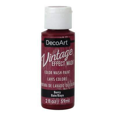 DecoArt Berry Vintage Effects Wash 2oz - CLDADCW05-2OZ - Lilly Grace Crafts