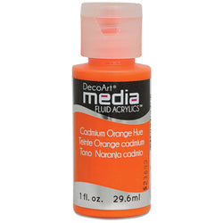 DecoArt Cadmium Orange Hue (MEDIA PAINT) - CLDADMFA15-8OZ - Lilly Grace Crafts