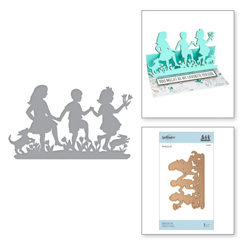 Spellbinders Shapeabilities Dance for Joy - SBS4-966 - Lilly Grace Crafts