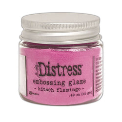 Ranger Distress Emboss Glaze Kitsch Flamingo - TDE73857 - Lilly Grace Crafts