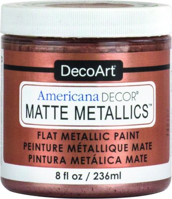 DecoArt Rose Gold Matte Metallics - CLDADMMT01-8OZ - Lilly Grace Crafts