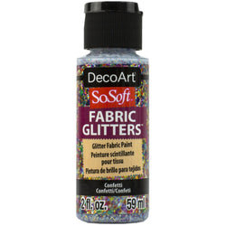 DecoArt Confetti Fabric Paint - CLDADSSFG05-2OZ - Lilly Grace Crafts