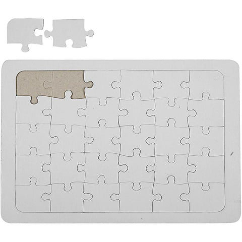 Creativ Jigsaw Puzzle A4 1pc white - CLCV233460 - Lilly Grace Crafts