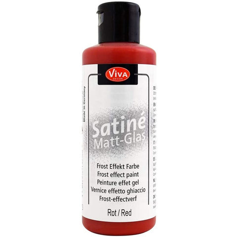 Frosted Glass 82 ml - Red - VD114940013 - Lilly Grace Crafts