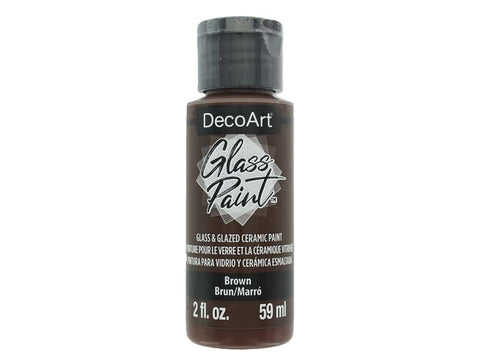 DecoArt Brown Glass Paint - 2Oz. - CLDADGP13-2OZ - Lilly Grace Crafts