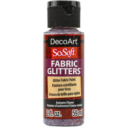 DecoArt Autumn Flame Fabric Paint - CLDADSSFG09-2OZ - Lilly Grace Crafts