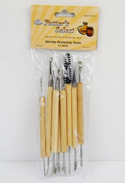 Royal & Langnickel Variety sculpting tools 11 pc set - CLRSET-POT12 - Lilly Grace Crafts