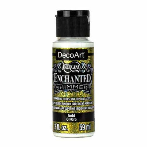 DecoArt Gold Enchanted Shimmer - 2Oz. - CLDADES02-2OZ - Lilly Grace Crafts