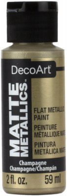 DecoArt Champagne Matte Metallics 2oz - CLDADMMT08-2OZ - Lilly Grace Crafts