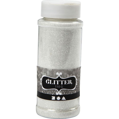 Creativ Glitter, 110 g, white - CLCV51266 - Lilly Grace Crafts