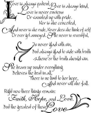 Art Stamps Love Poem - 1052I - Lilly Grace Crafts