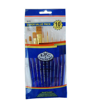 Royal & Langnickel Gold Taklon Ultra Short Brush Set - CLSVP2 - Lilly Grace Crafts