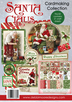 Debbi Moore Designs Santa Claus Cardmaking kit with Forever code - DMIWCK236_2 - Lilly Grace Crafts